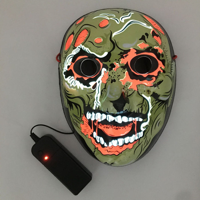 LED Mask Luminous Glowing Halloween Party Mask