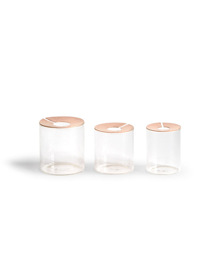 Lid Vision Glass Terrarium - Copper (OUT OF STOCK)
