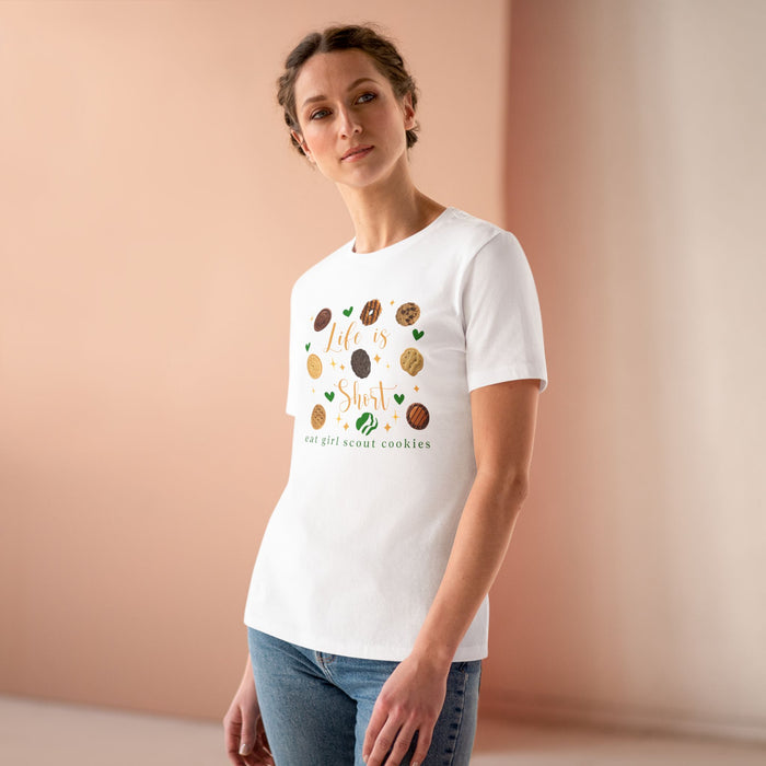Life is Short, Eat Girl Scout Cookies Tee | Women's (ABC)