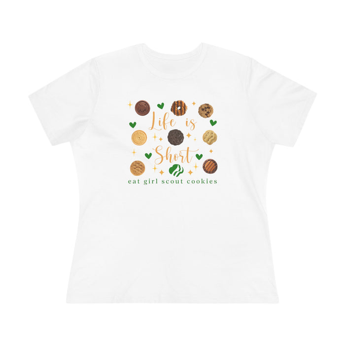 Life is Short, Eat Girl Scout Cookies Tee | Women's (ABC)