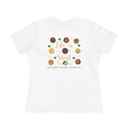 Life is Short, Eat Girl Scout Cookies Tee | Women's (ABC)