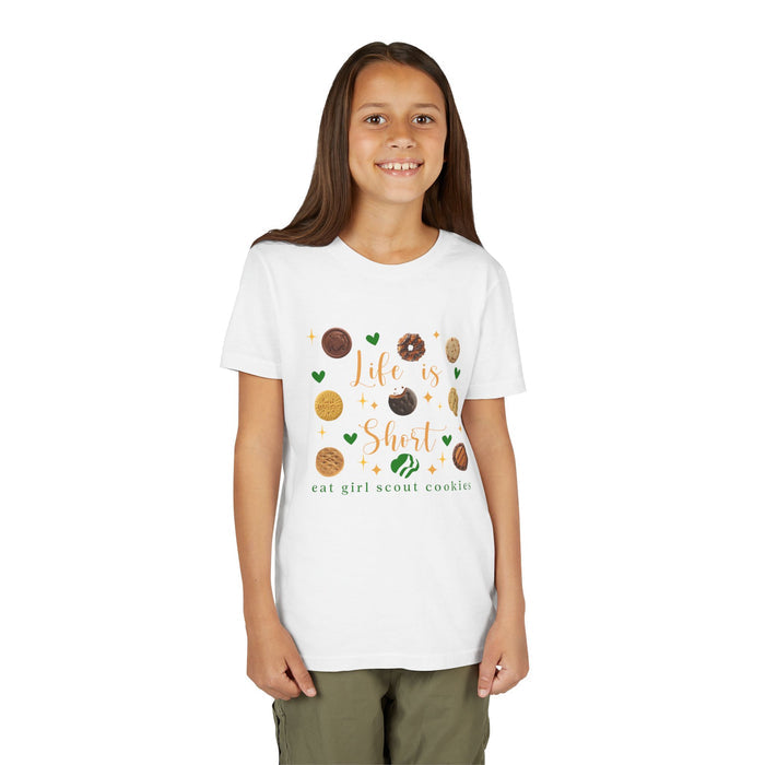 Life is Short, Eat Girl Scout Cookies Tee | Youth (LBB)
