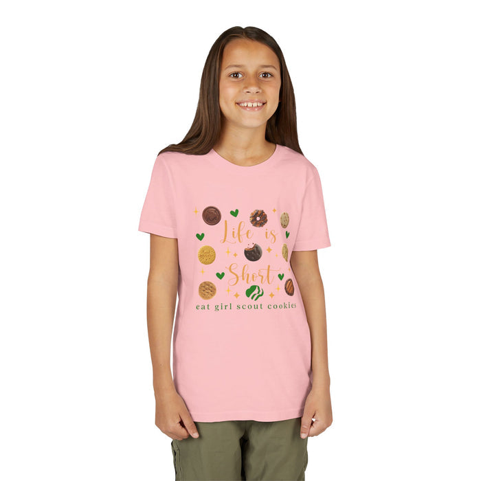 Life is Short, Eat Girl Scout Cookies Tee | Youth (LBB)