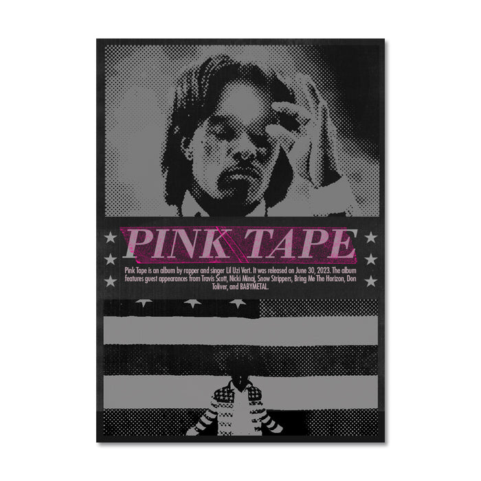 Lil Uzi Vert Pink Tape Trading Card