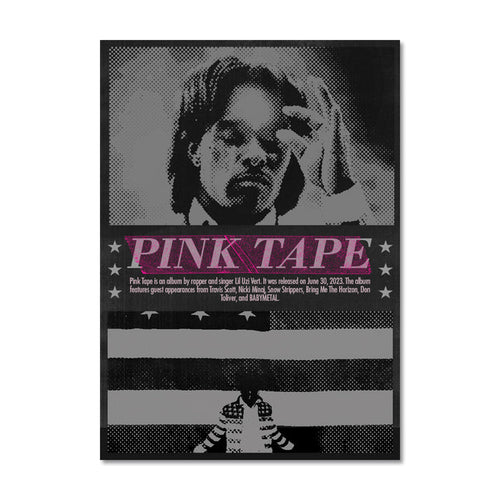 Lil Uzi Vert Pink Tape Trading Card