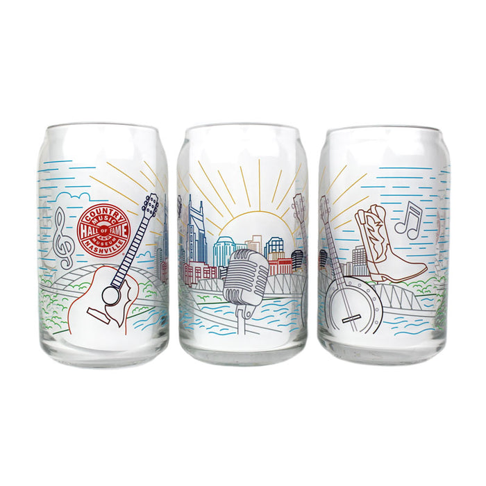 LINE ART CAN GLASS