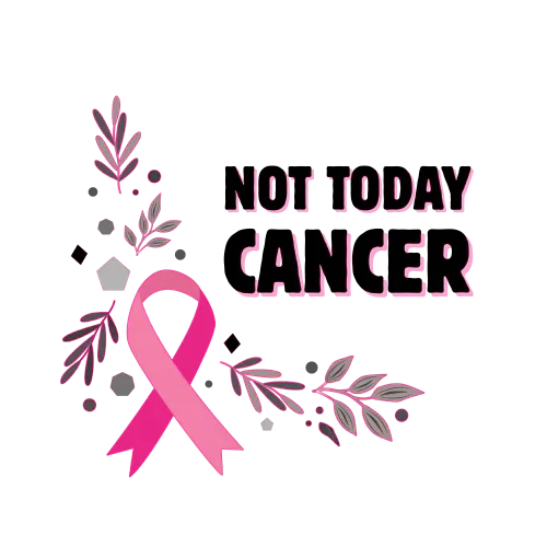 Lisa Whippie Fundraiser Breast Cancer Tee - Not Today Cancer Geometric Youth