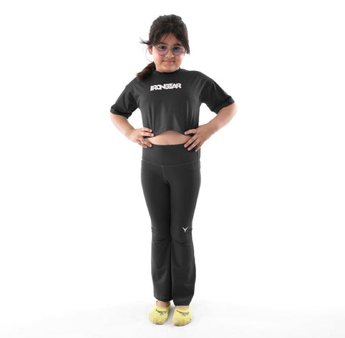 Little Drop Shoulder Crop Top - IRONGEAR Fitness