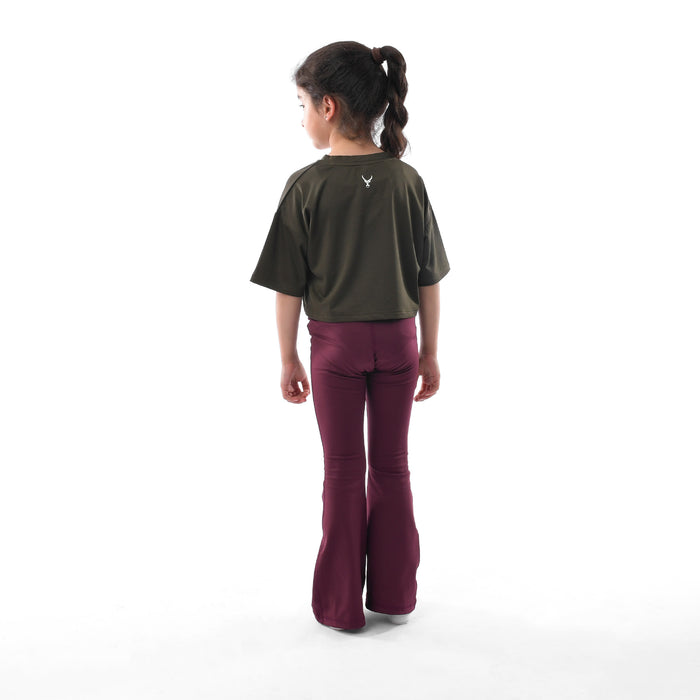 Little Drop Shoulder Crop Top - IRONGEAR Fitness