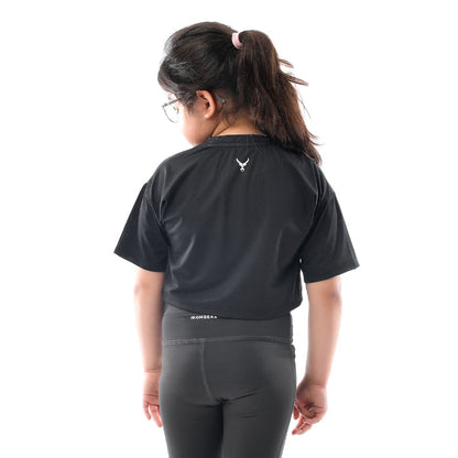Little Drop Shoulder Crop Top - IRONGEAR Fitness