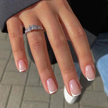Little French Tip | Short Square | EASY PRESS™