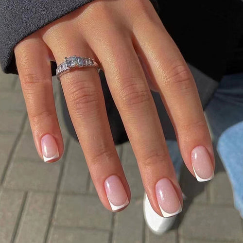 Little French Tip | Short Square | EASY PRESS™