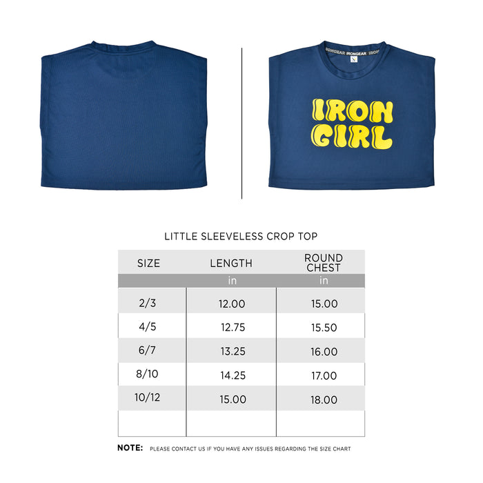 Little Sleeveless Crop Top - IRONGEAR Fitness