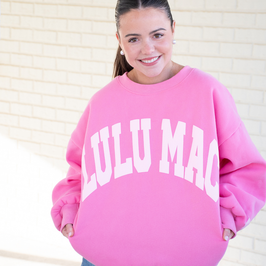 LM- Pink/Light Pink Puff Sweatshirt