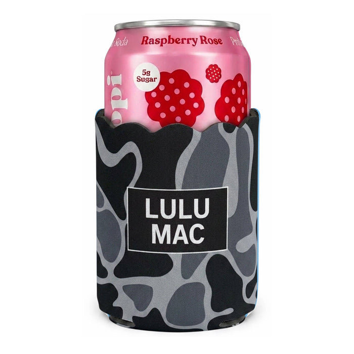 LM-Black Camo Koozie