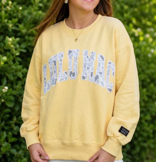 LM-Butter White Camo Sweatshirt