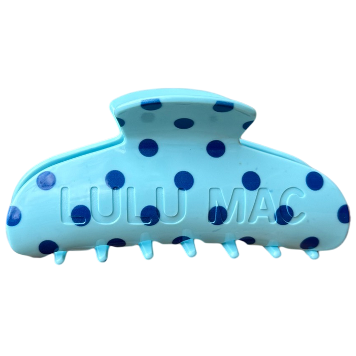 LM-HAIR CLIP Blue/Navy Dot