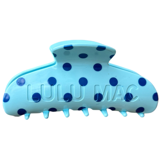 LM-HAIR CLIP Blue/Navy Dot