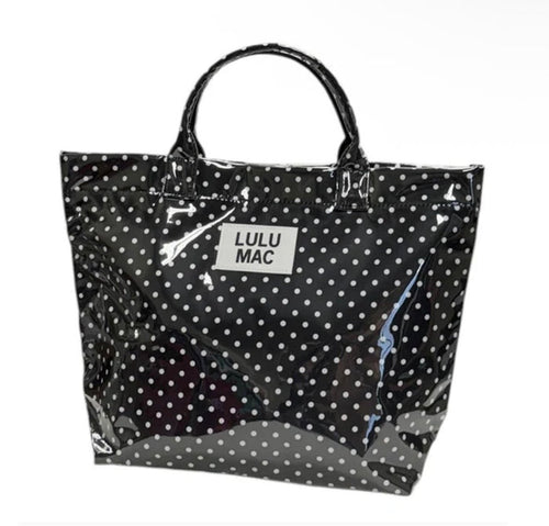 LM-Tote Bag Black/White Dot