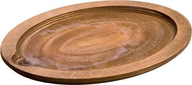 Lodge - Oval Walnut Wood Underliner - UOPB