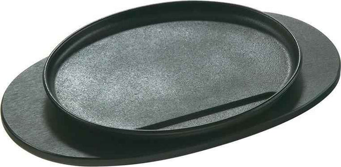 Lodge - Oval Wood Underliner - Ebony Black Stain - UAJB