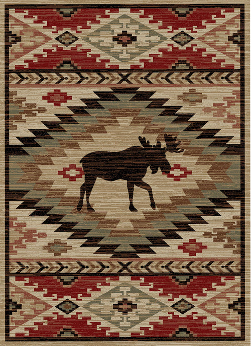 Lodge King High Country Multi Area Rug