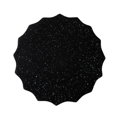 Lotus Black Stool 37x37x46cm