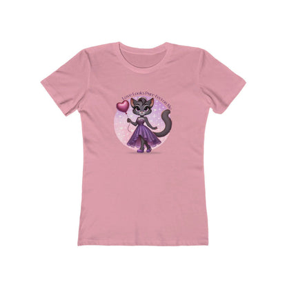 💖 Love Looks Purr-fect on Me 😻 Women's Boyfriend Tee ✨ Feline fine and ready to shine! - Whippie's