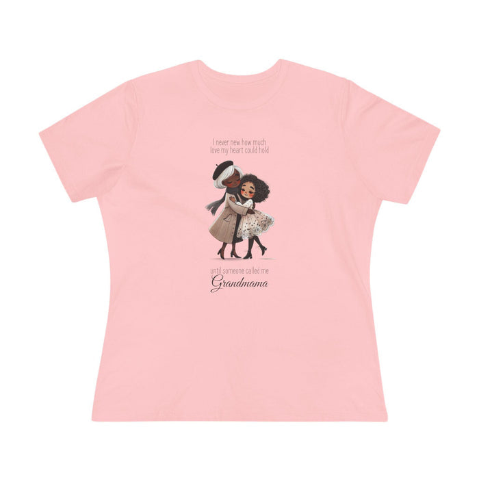 I Never Knew How Much Love My Heart Could Hold Until Someone Called Me Grandma Women's Tee (Black Family) - Personalizable - Whippie's