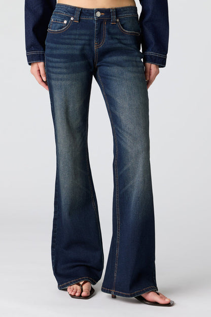 Low Rise Baggy Flare Jean