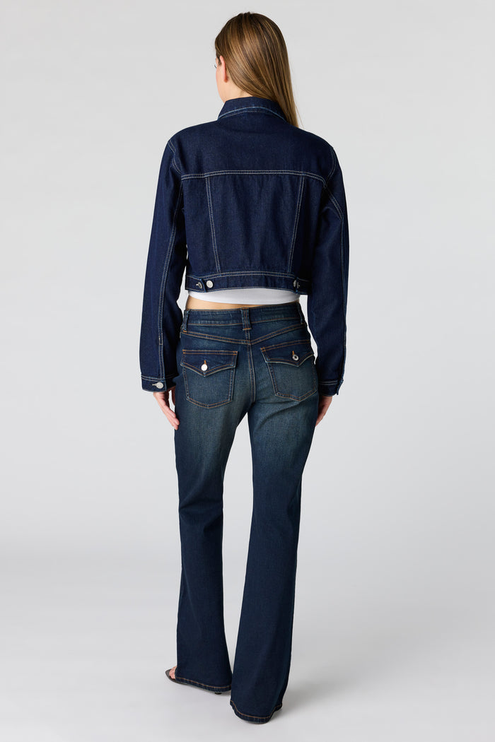 Low Rise Baggy Flare Jean