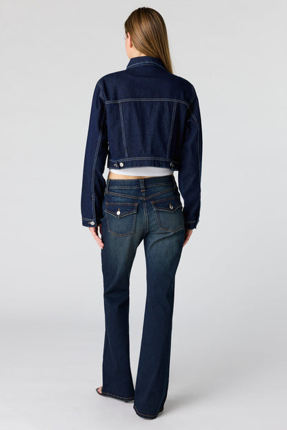 Low Rise Baggy Flare Jean