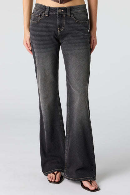 Low Rise Baggy Flare Jean