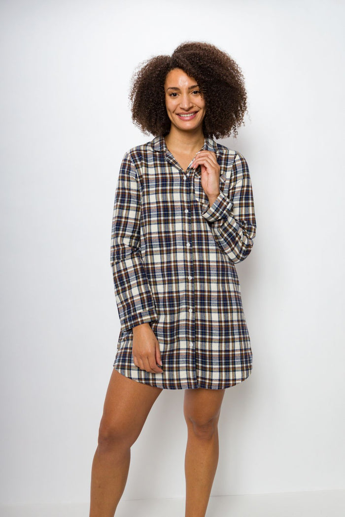 Lucy | Women's Flannel Sleep Shirt
