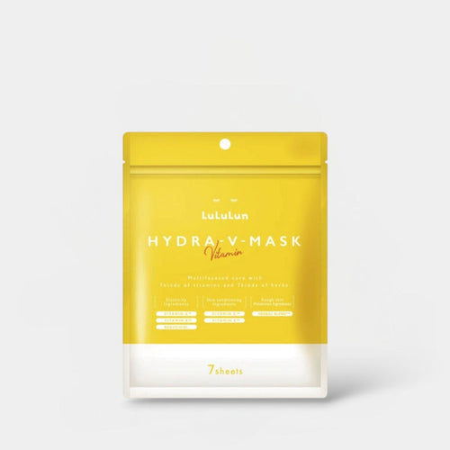 LuLuLun Hydra - V Vitamin Mask (7 Sheets) قناع فيتامين لولو لون هيدرا - في - Princess Cosmetics Qatar