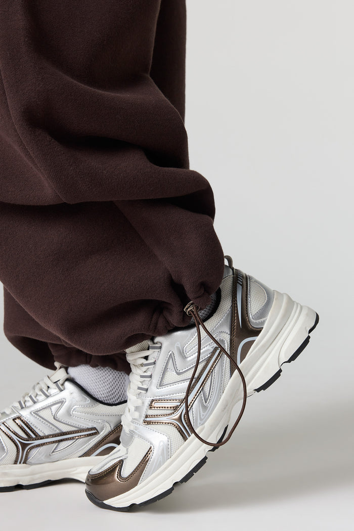 Luxe Fleece Barrel Jogger
