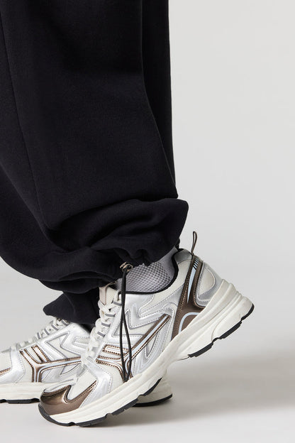 Luxe Fleece Barrel Jogger