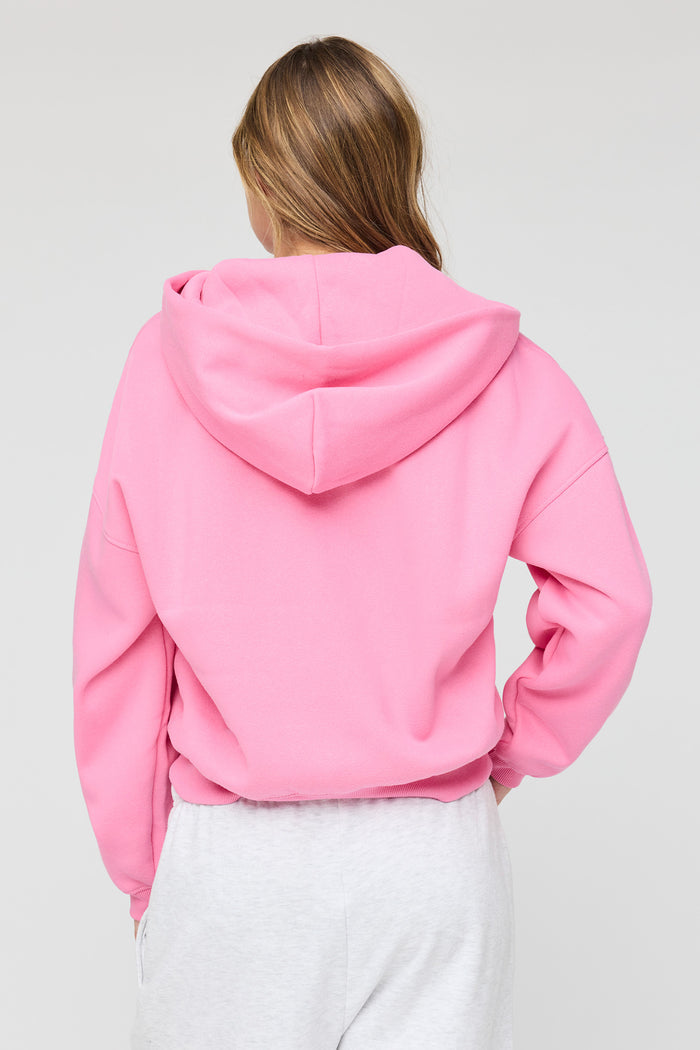 Luxe Fleece Boyfriend Zip Hoodie