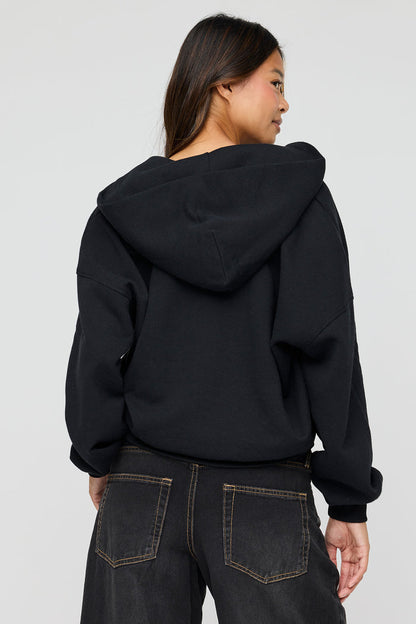Luxe Fleece Boyfriend Zip Hoodie