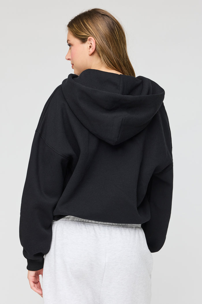 Luxe Fleece Boyfriend Zip Hoodie