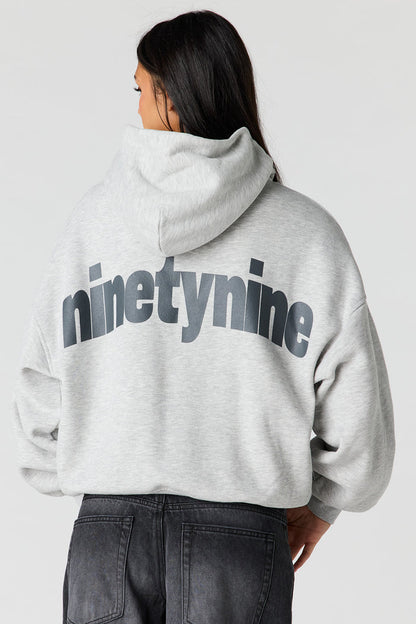 Luxe Fleece Graphic Boyfriend Hoodie