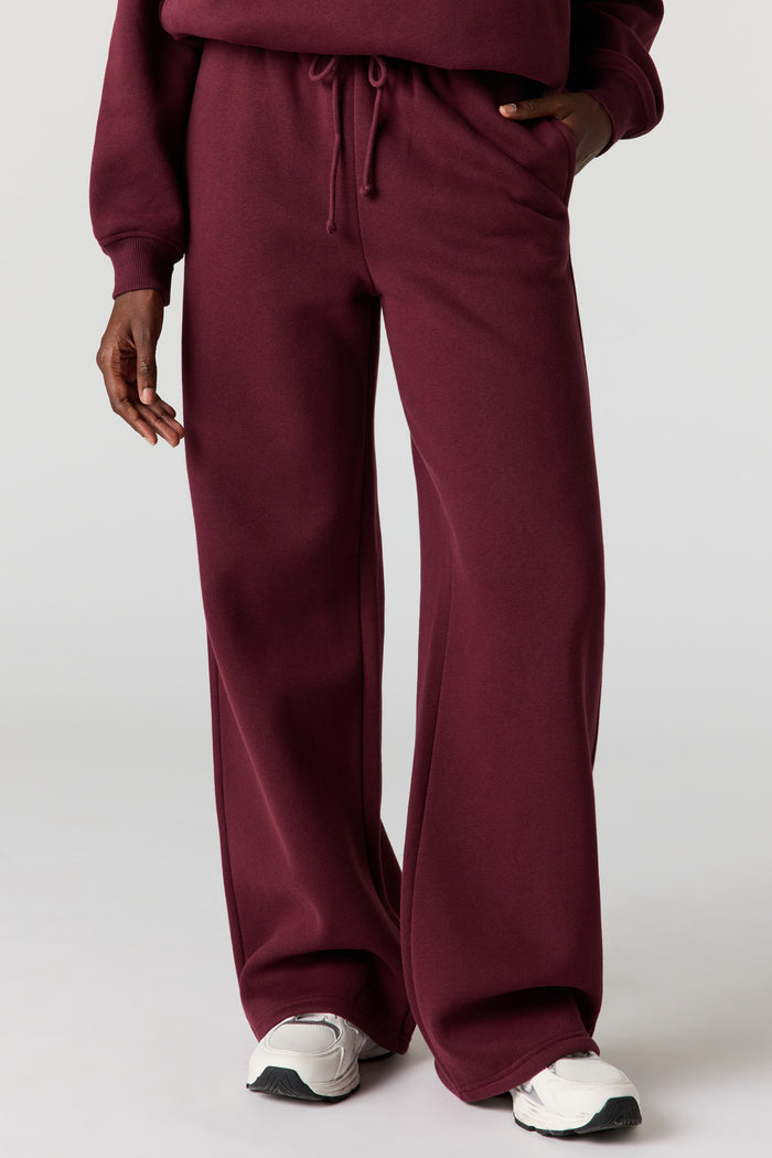 Luxe Fleece Wide Leg Sweatpant