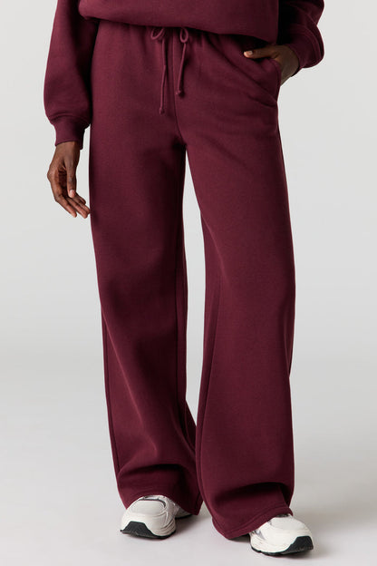 Luxe Fleece Wide Leg Sweatpant