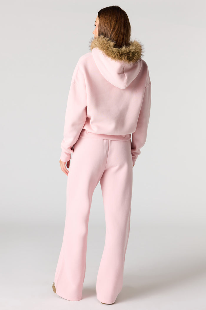Luxe Fleece Wide Leg Sweatpant
