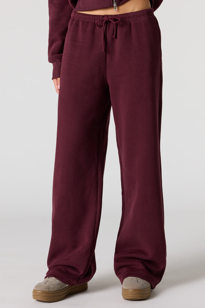 Luxe Fleece Wide Leg Sweatpant