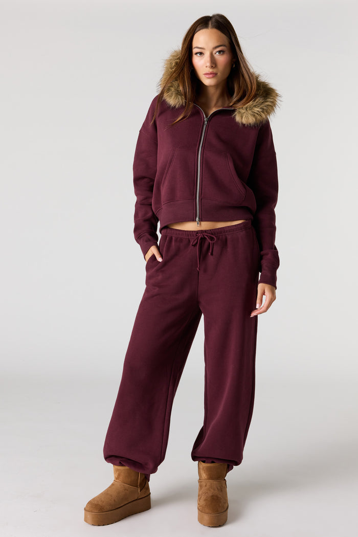 Luxe Fleece Wide Leg Sweatpant