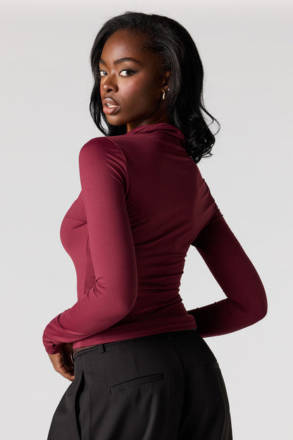 Luxe Heavy Contour Long Sleeve Polo