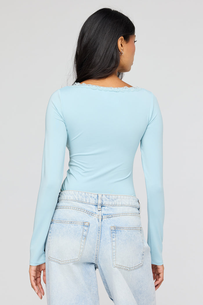 Luxe Heavy Contour V-Neck Bodysuit