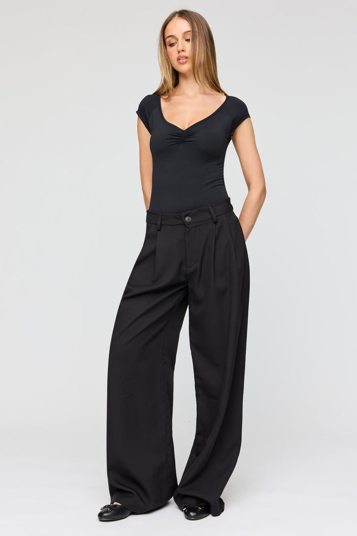 Luxe Heavy Contour V-Neck Bodysuit