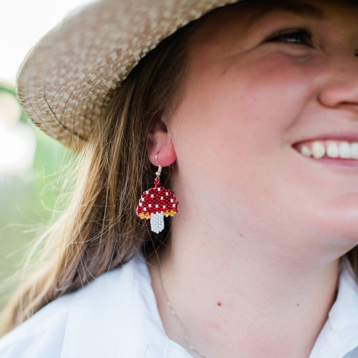 Magic Mushroom Earring